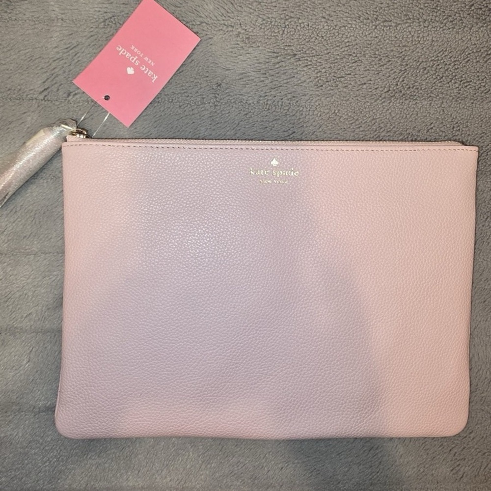 Kate Spade Blush Pink Leather Pouch